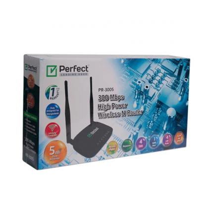 Perfect PR-3005 300Mbps High Power Wireless N Router